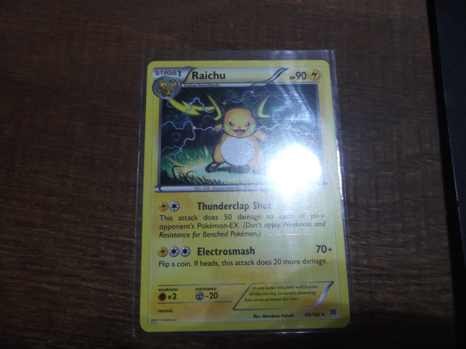 Raichu 49/162 Pokemon Cards Breakthrough Common Non Holo NM/LP 2015