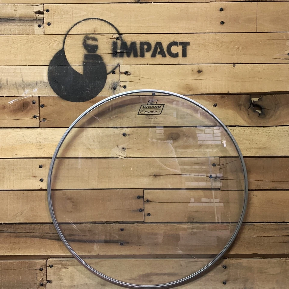 Cuello extendido transparente con cabeza de timpano Ludwig 20"" - 22"" OD Foto 2 de 2