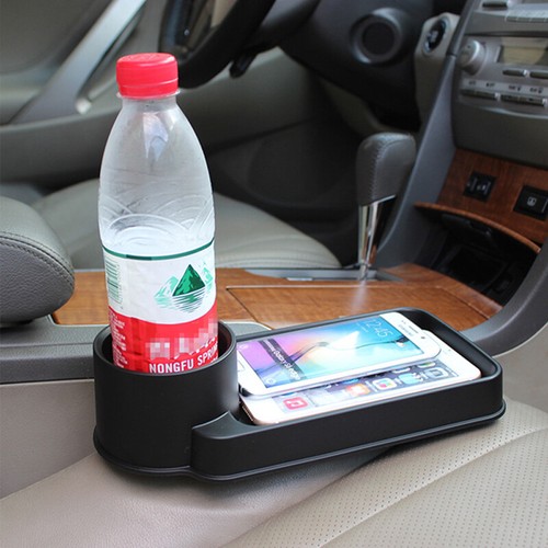 Auto Seat Gap Filler Organizer Seat Seam Wedge Cup Drink Holder Storage Mount ×1 - Picture 8 of 10