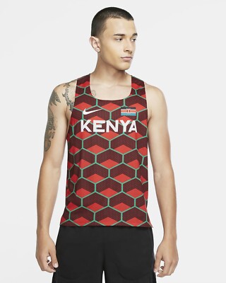 陸上用シャツ NIKE Aeroswift team KENYA s-l400.jpg