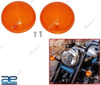 AEspares Blinker Indikator Linsenset Amber FüR Royal Enfield Meteor Bullet 350