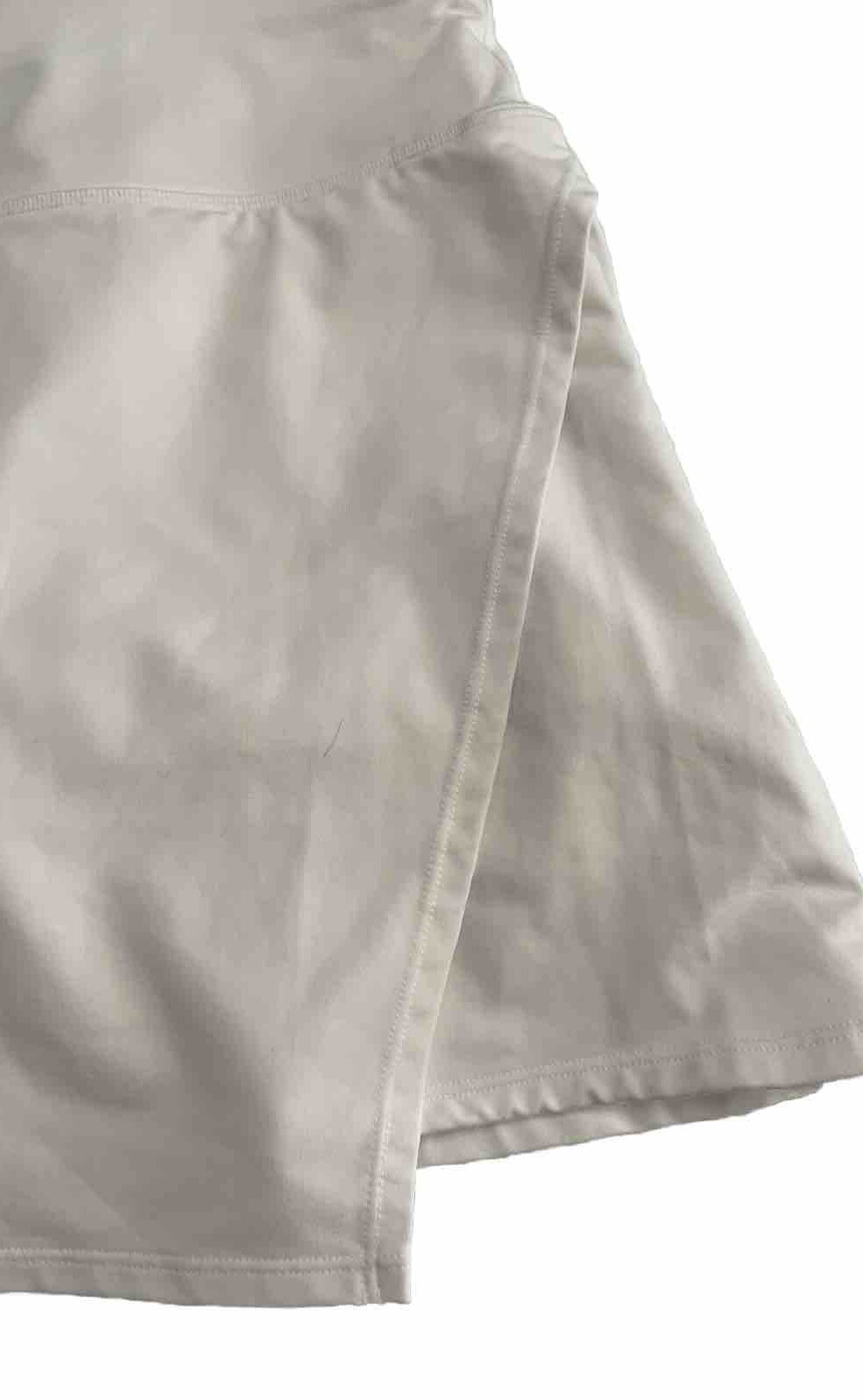 ATHLETA Volley Skort Solid White Wrap Styling Bui… - image 3
