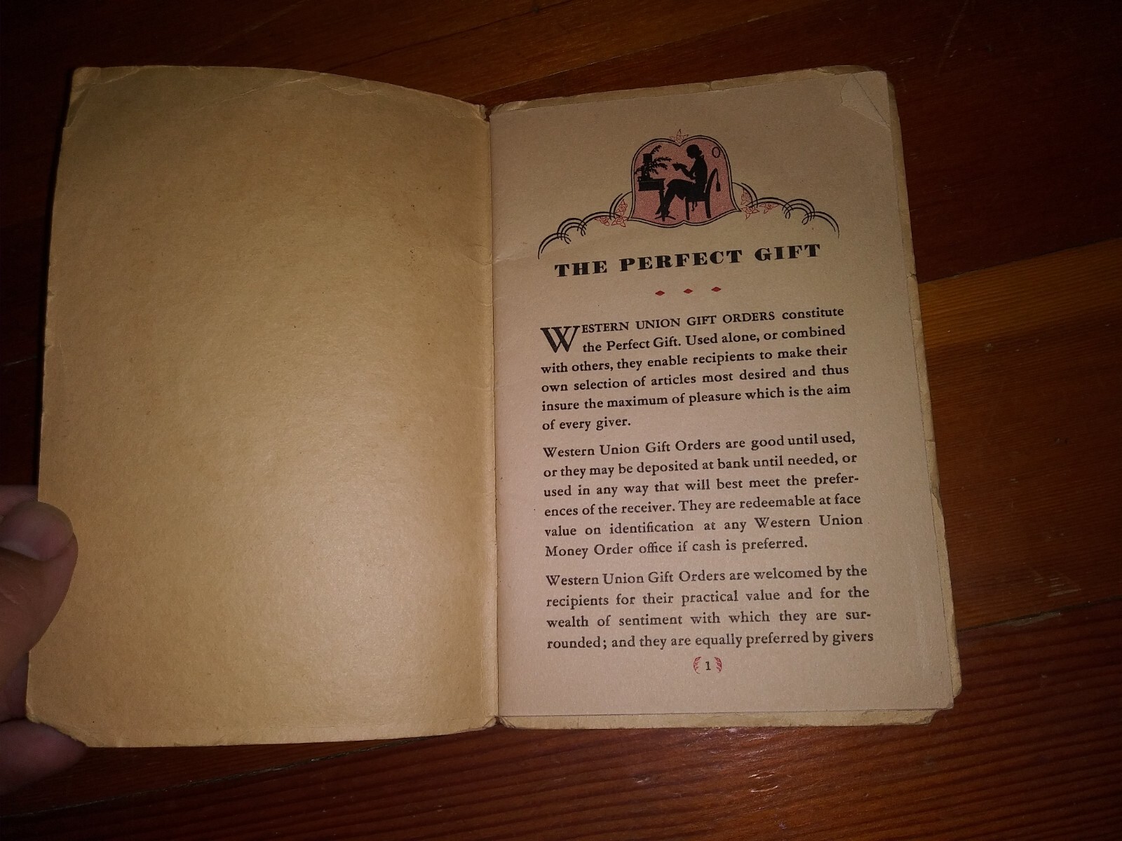 Vintage Advertising Booklet for Western Union Money Orders eBay