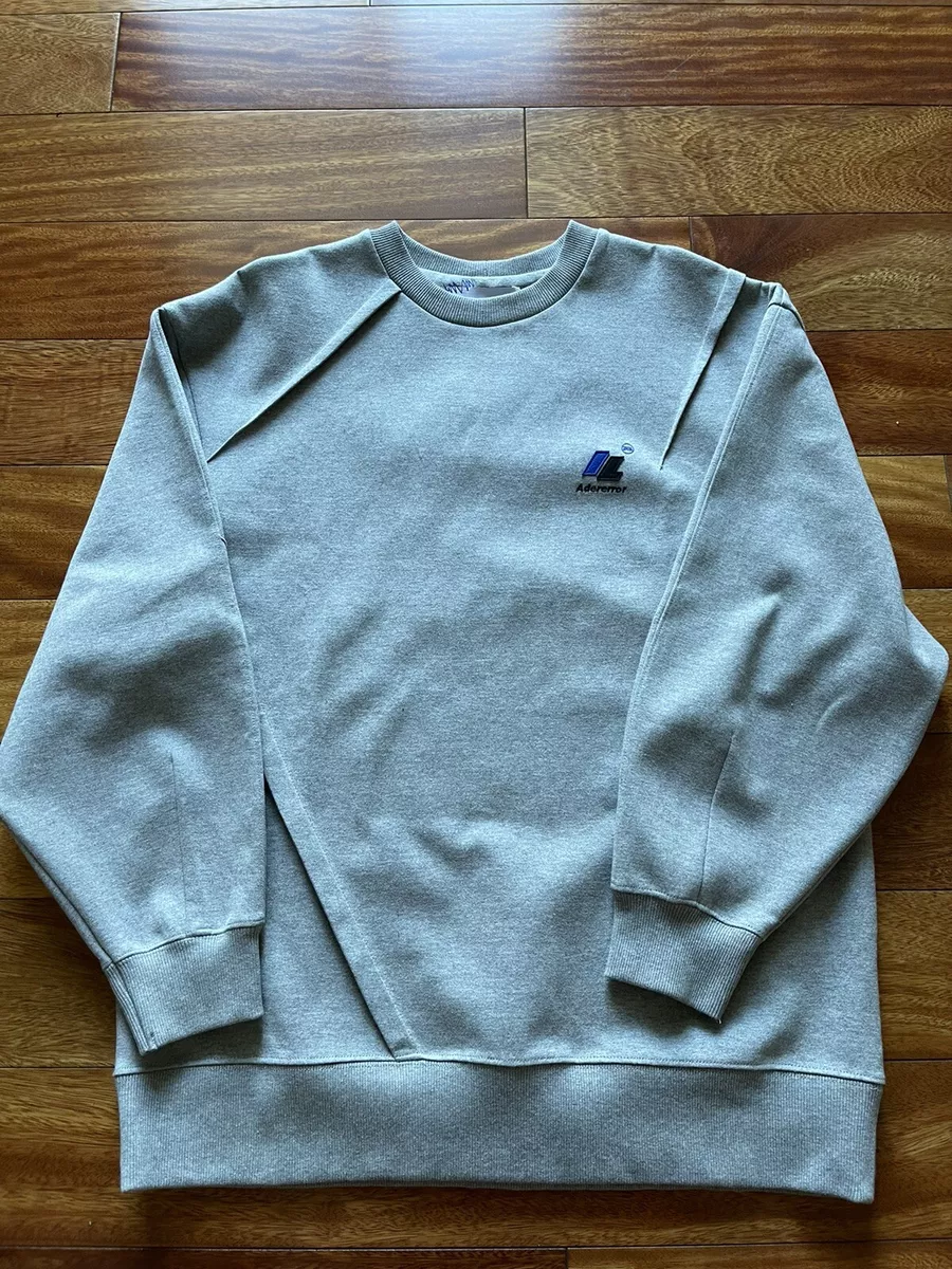 NWT Ader Error X Zara Oversized Crewneck Sweater Size S/M Collab Heavyweight