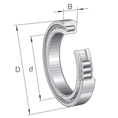 SL181864-E-C3 INA/Schaeffler Technologies 320 x 400 x 38 mm CYL. ROLL. SINGLE...