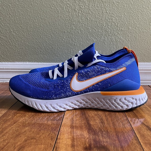 epic react flyknit 2 blue orange