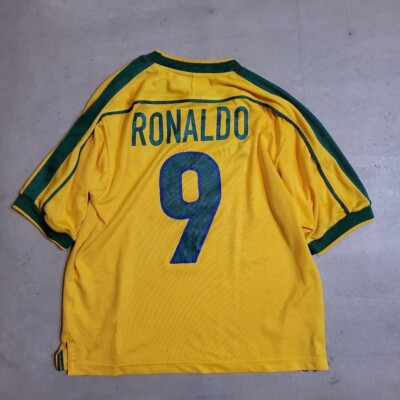 90s NIKE vintage wear RONALDO ロナウド Vintage Ronaldo Brazil National Team 90s Size M Nike Soccer