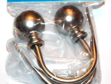 Essential Home Ball Holdback Set of 2 Holdbacks Nickel