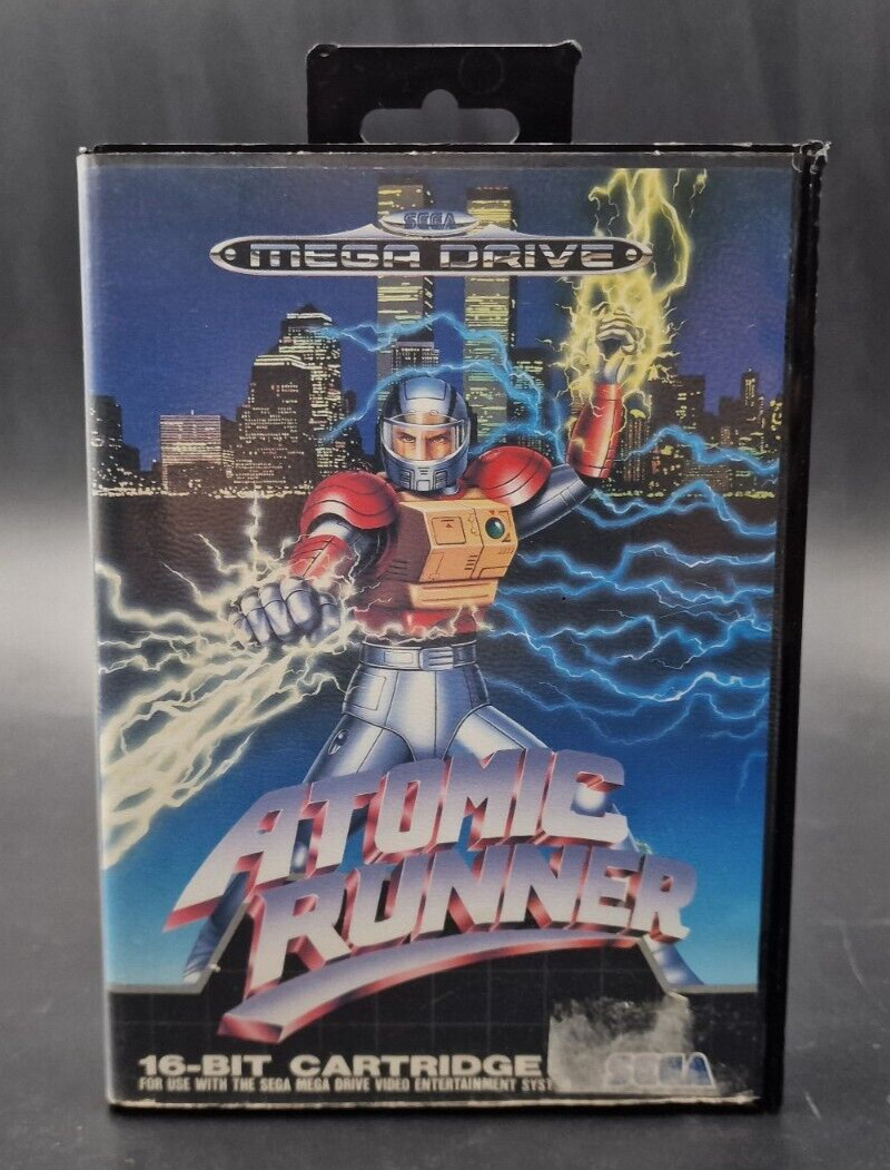 Jeu Atomic Runner - Sega Mega Drive Pal - Cartouche Seule En Excellent état
