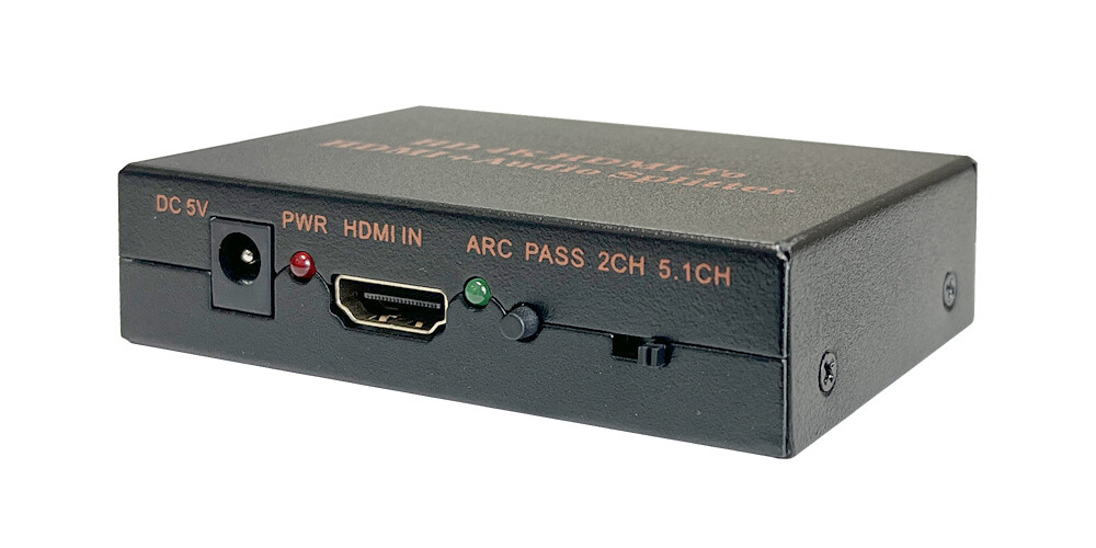 4K 1080P To Optical Audio Stereo RCA Audio Converter With ARC