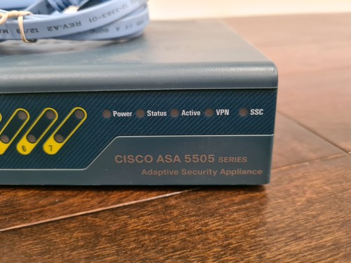 Cisco ASA 5505 V12 Series Adaptive Firewall Security Appliance NO power cord - Picture 3 of 5