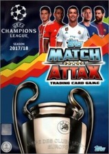 CARTE FOOT TOPPS - MATCH ATTAX FOOTBALL - CHAMPIONS LEAGUE 2017 2018 - a choisir