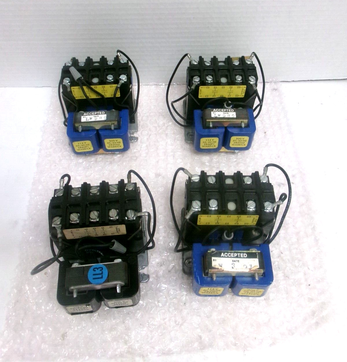 (1) New Warrick Controls Gems 1F1E0 115/500V Control Relay