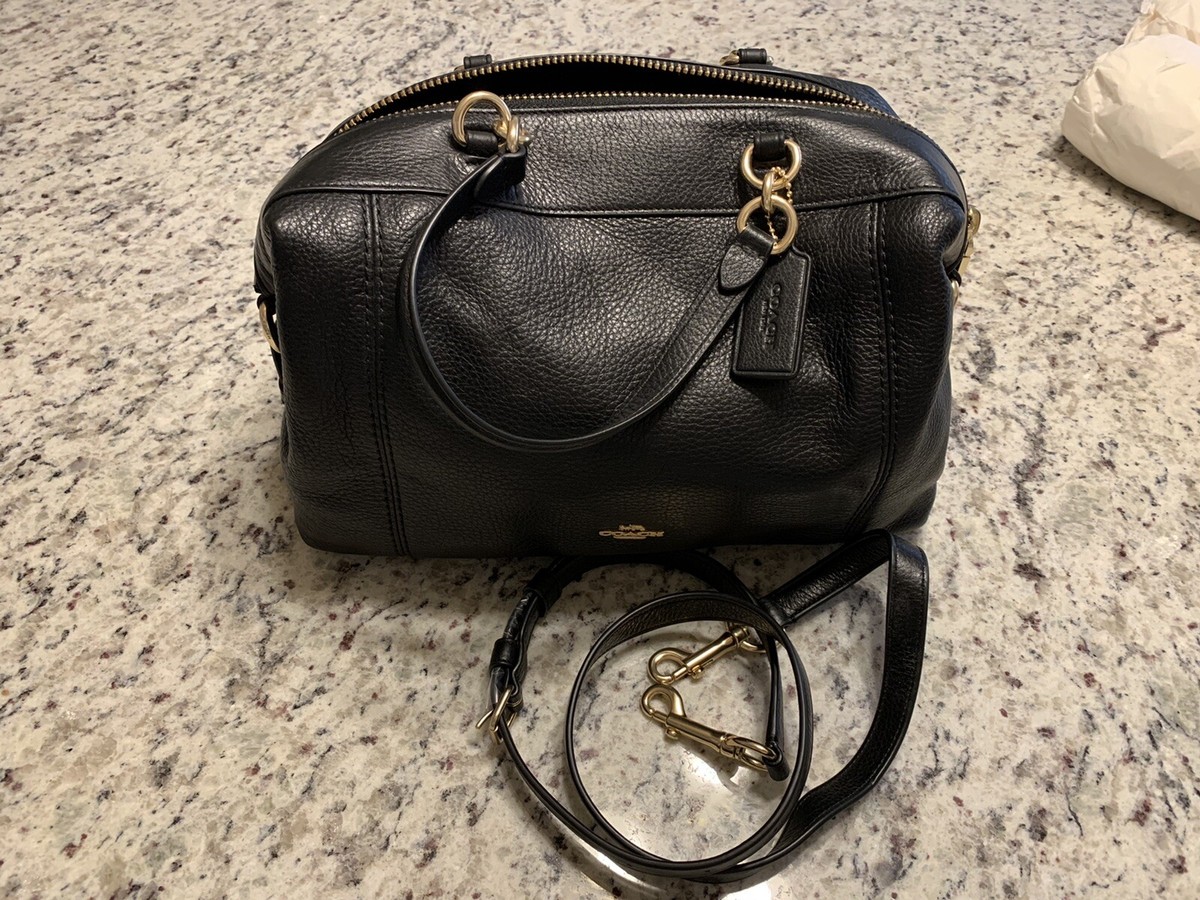 Coach F59325 Pebble Leather Lenox Satchel Bag | eBay