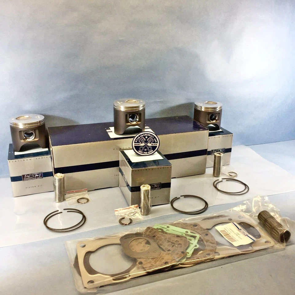 NEW 80.00mm STD WSM PLATINUM TOP END KIT 2000-2004 KAWASAKI 1100 STX ULTRA 130 - Image 2 of 4