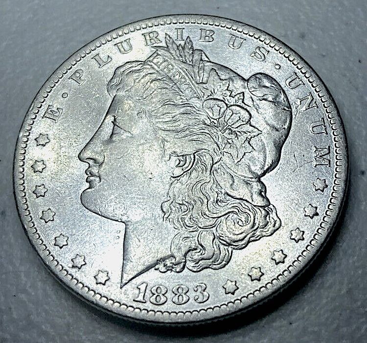 1883  Morgan Silver Dollar NICE Very little wear FREE SHIPPING  FE4