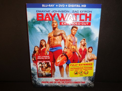 BAYWATCH-EXTENDED CUT-Dwayne Johnson,Zac Efron save the bay--BLURAY + DVD - 第 7/8 張圖片