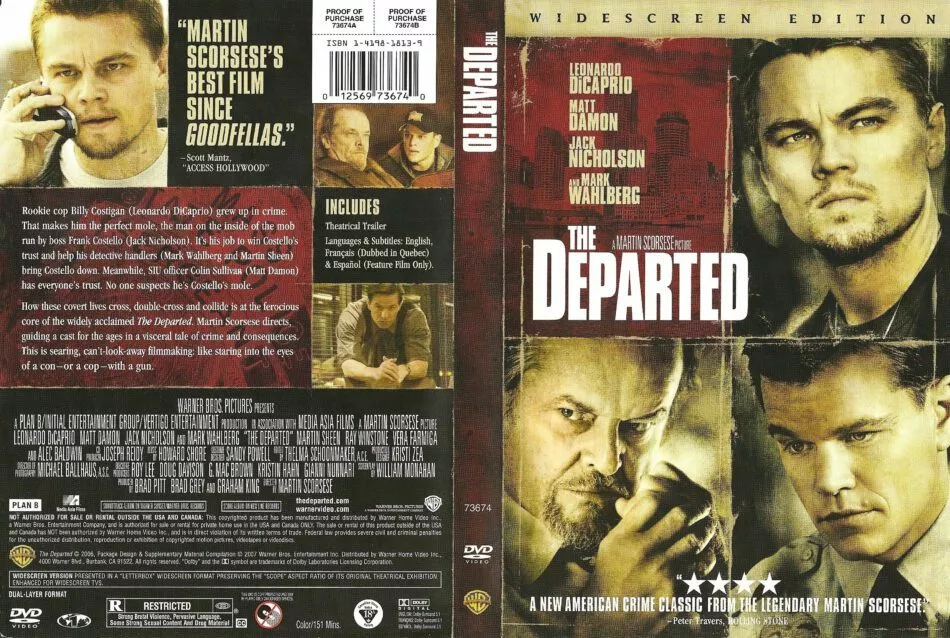 YESASIA: Recommended Items - The Departed (Hong Kong Version) VCD -  Leonardo DiCaprio, Matt Damon, Mega Star (HK) - United States Western /  World Movies & Videos - Free Shipping