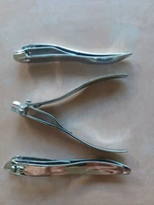 (Bundle Pack of 3 or 6 pcs) 4" Sharp comfort Side Nail Clippers Stainless Steel