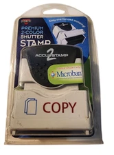 Cosco Accustamp2 Premium 2-Color Shutter Stamp-NEW