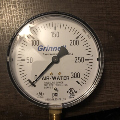#ad Lot Of 35 Simplex Grinned 300 PSI Fire Protection Pressure Gauge. $124.99