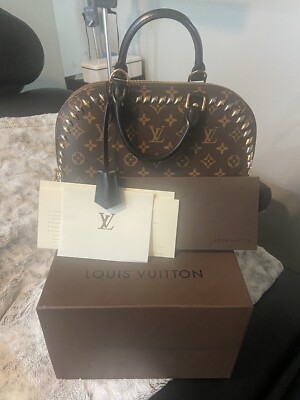 Louis Vuitton, Bags, Louis Vuitton Alma Pm Black Patent Leather Tote