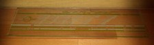 Skalenglas aus Philips Sirius BD400A-22 - Röhrenradio Ersatzteil