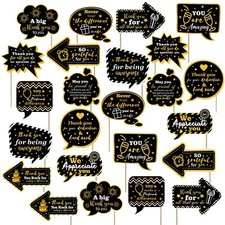 24 Pcs Veteran Appreciation Party Decors We Appreciate You Employee Pastor Ph...