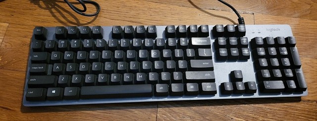 Logitech K840 Mechanical Keyboard with Romer G Switches  - Black