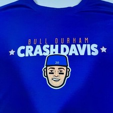 Bull Durham Crash Davis men's XL T Shirt Durham Bulls C
