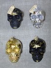 Christbaumkugel Totenkopf Gothic Skull 9cm - nach Auswahl - Xmas DEKO Christbaum