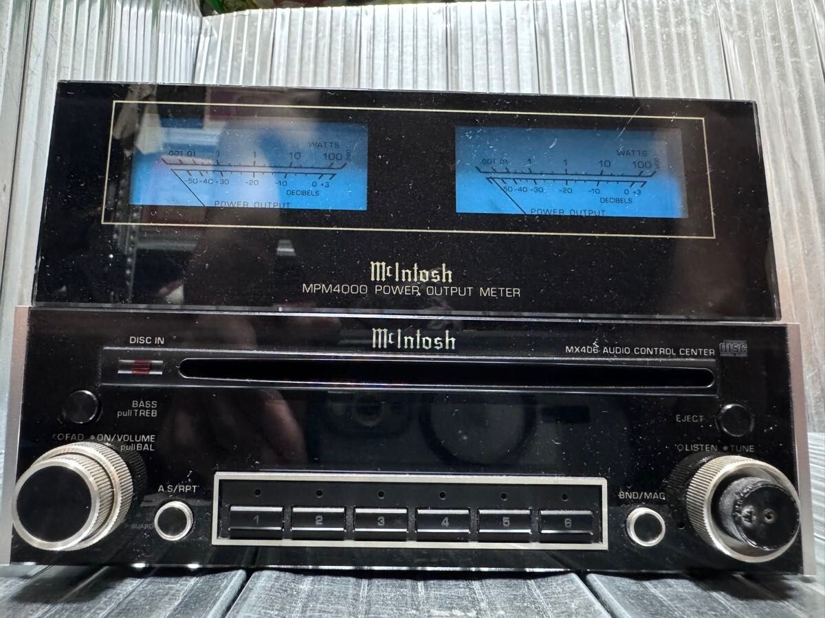 McIntosh MX406S メーターMPM4000 ジャンク品として出品 McIntosh MX406S メーターMPM4000 ジャンク品として出品