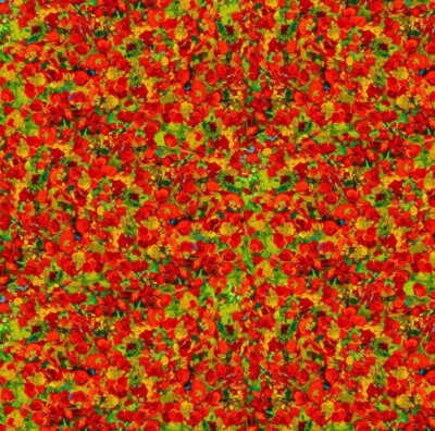 Timeless Treasures Poppy Dreams Tiny Abstract Floral Cotton Fabric by the Yard
