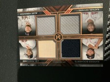 topps museum collection quad relic primary pieces Numbered To 75