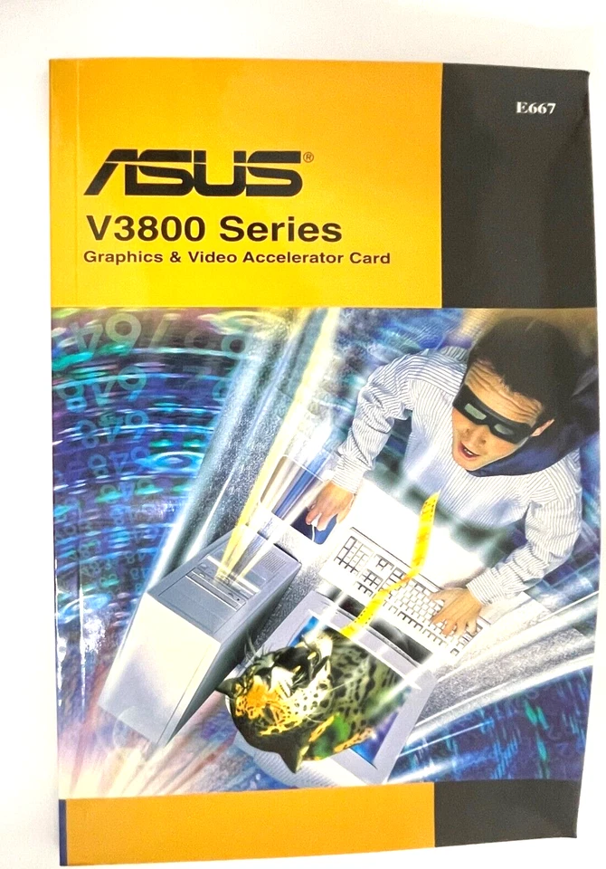 NEW ASUS AGP-V3800 COMBAT 16M NVIDIA Riva TNT2 AGP VIDEO CARD MANUAL CD MXB170 - Image 3 of 4