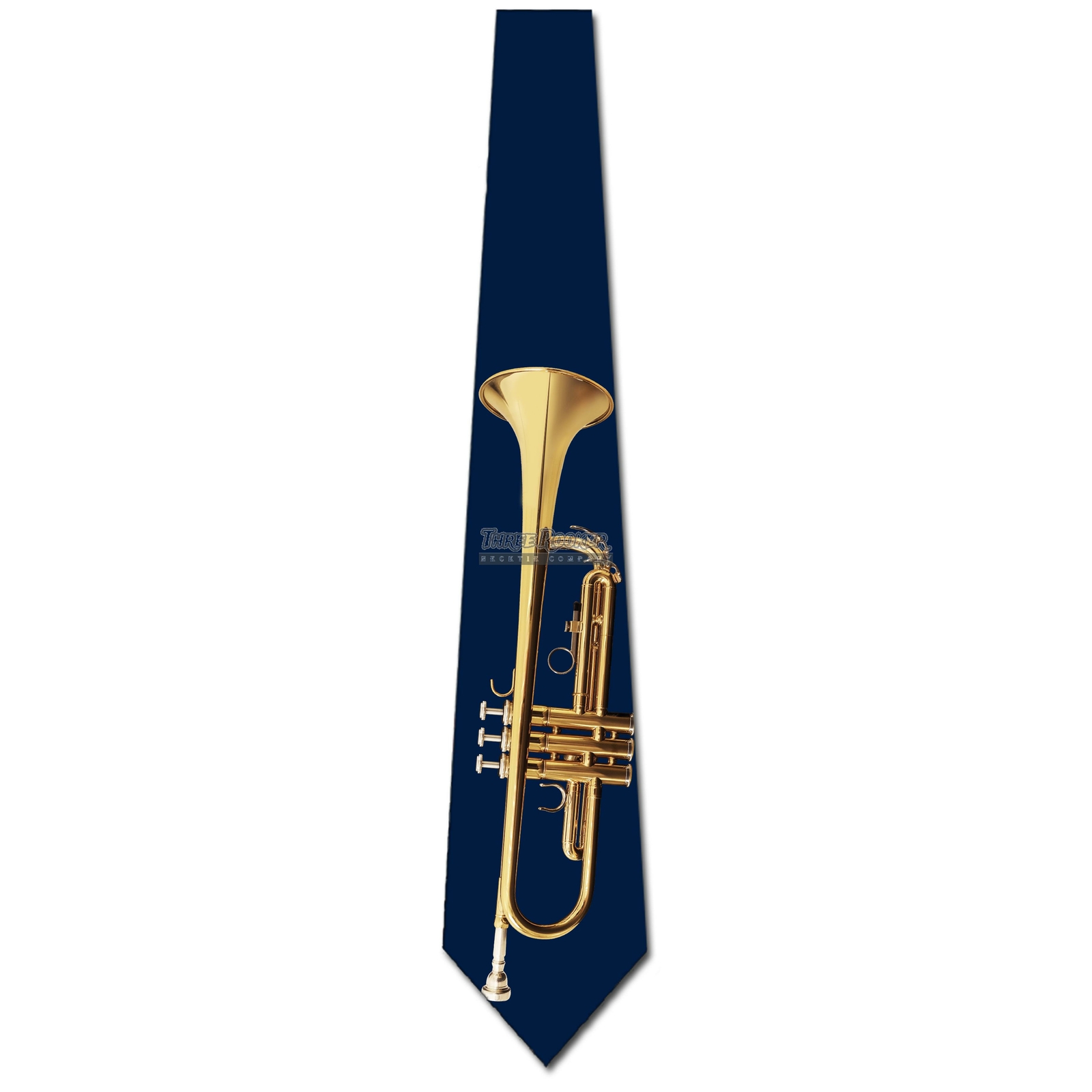 Brass Trumpet Tie Navy Men's Music Jazz Neck Ties Necktie Brand New eBay