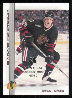2000-01 BAP Memorabilia Montreal Olympic Stadium Show #144 Eric Daze /10
