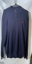 SALE! XLT POLO RALPH LAUREN dress SWEATER long sleeve classic blue