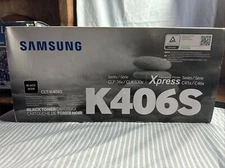 Brand New CLTK406S CLT-K406S K406 Black Toner For Samsung C410W In Sealed Box