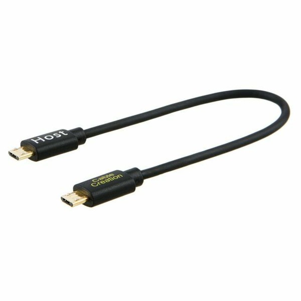 Micro USB Double Sided Male OTG Cable Short Mobile Device Cord Adapter