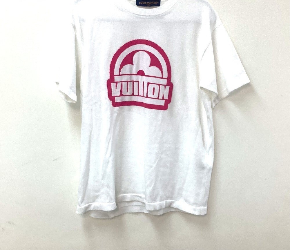 LOUIS VUITTON 1ABJ8M T-shirt M White X Pink authentic men | eBay LOUIS VUITTON 1ABJ8M T-shirt M White X Pink authentic men | eBay