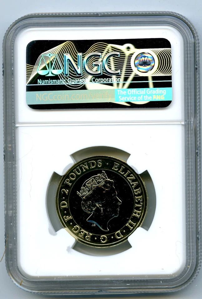 2018 GREAT BRITAIN 2PND NGC MS69 DPL ROYAL AIR FORCE FIRST RELEASES POP ONLY 2 ! - Image 2 of 2