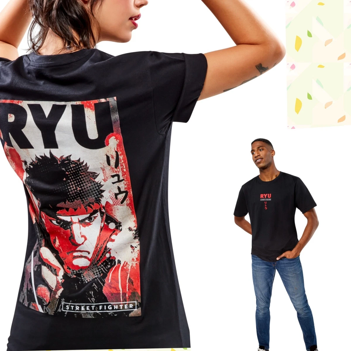RYU Street Fighter T shirt Capcom Official Licensed