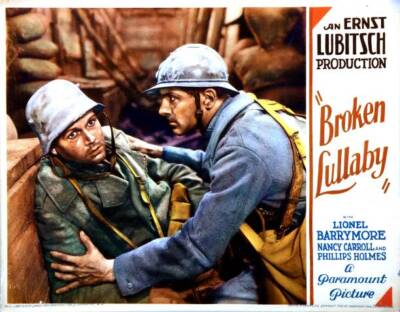 Broken Lullaby Lobby Card Tom Douglas Phillips Holmes 1932 Old Movie Photo