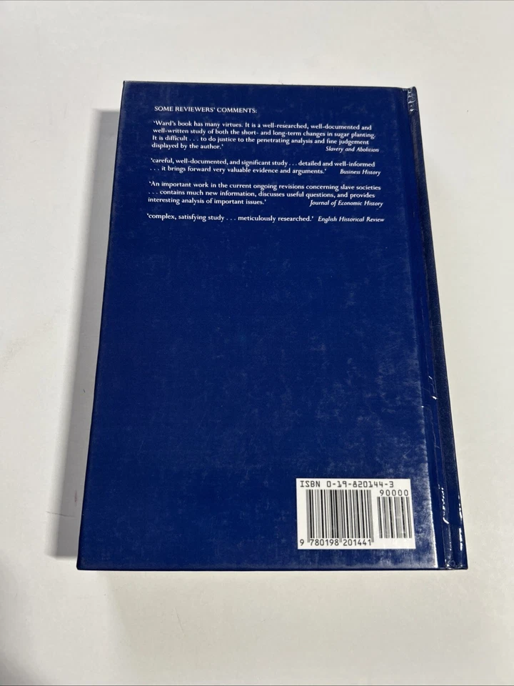 British West Indian Slavery, 1750-1834 : The Process of Amelioration J R Ward HB - Imagem 2 de 4