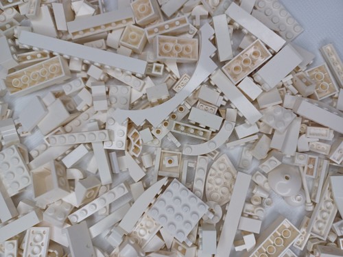Lego White Building Brick Lot 2 Pounds Legos Bricks - Picture 7 of 10