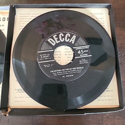Al Jolson Souvenir Album Vol. 2, Boxed Set VG+ - Picture 3 of 6