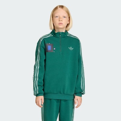 adidas kids ADIDAS MINECRAFT LOOSE HALFZIP CREW Sweatshirt