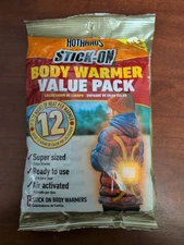 8 HotHands Stick - On Body Warmer 12 Hours Heat Per Warmer!!! Exp 7/27+