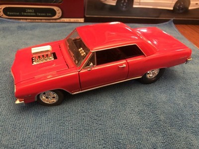 Saico 1965 Chevy Chevell SS 396 Blown Gasser  1:24 Scale Diecast Model